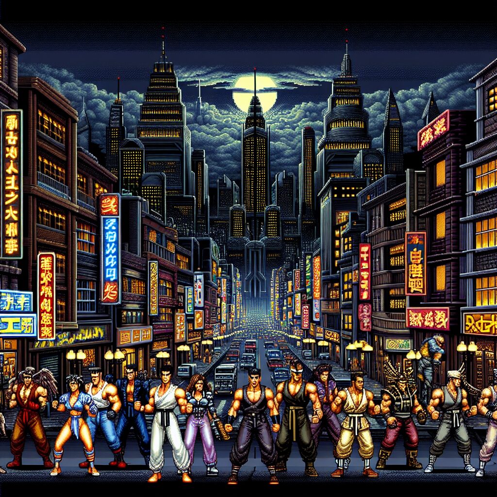 スーパーファミコンの名作:『ラッシング・ビート乱 複製都市』の魅力を探る