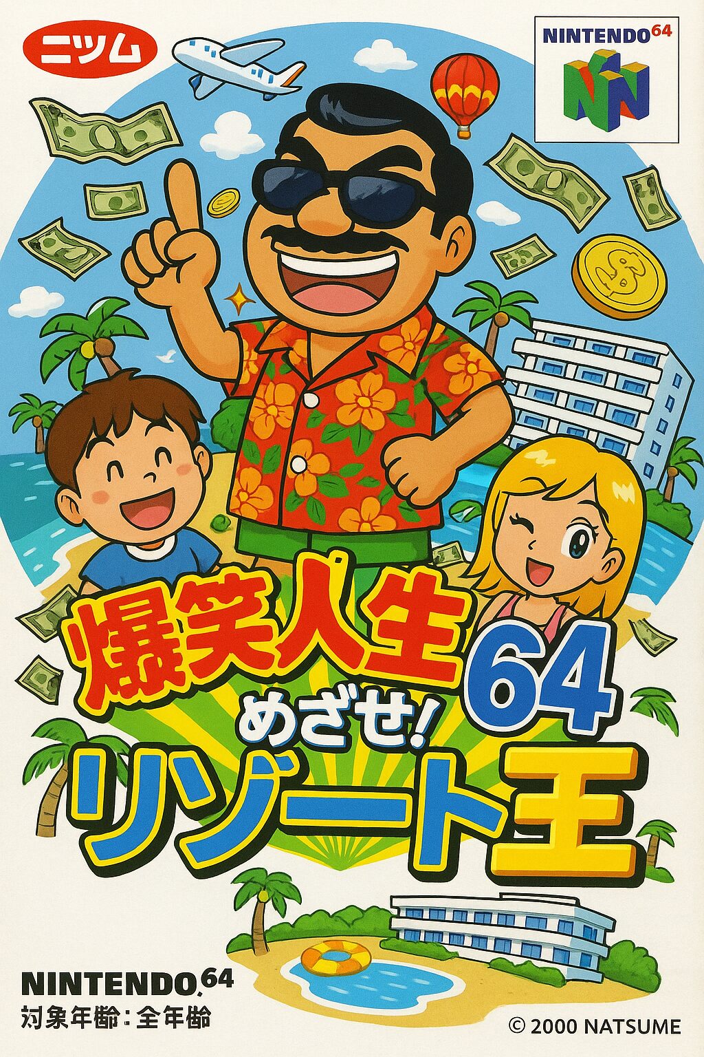 爆笑人生64 めざせ!リゾート王:20年以上前の名作ボードゲームを再発見